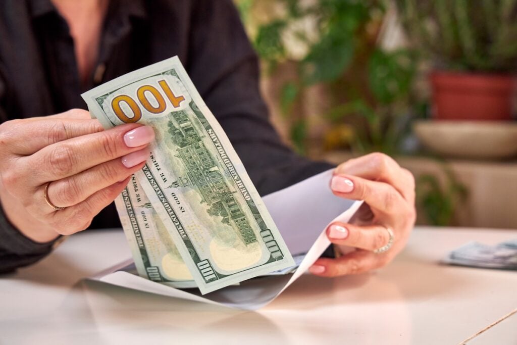 Cash envelope system